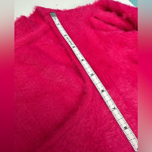 NWT Free People Raspberry Pop fuzzy sweater, size XL - Picture 15 of 16